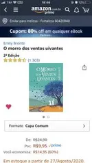 Livro o morro dos ventos uivantes. | R$10