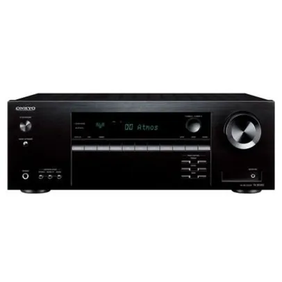 Receiver Onkyo, Bluetooth, 4K HDR, 5.2 Canais, 110V, Dolby Atmos e DTS:X - TX-SR393