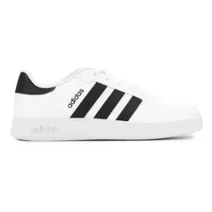 Tênis Infantil Adidas Breaknet K - Branco/Preto (Tam. 35)