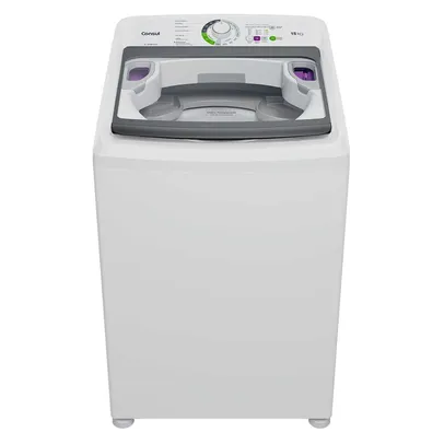 (Com Cashback Consul)  Máquina de Lavar Consul 15kg Automática Lavagem Econômica CWH15AB Branco 110 Volts