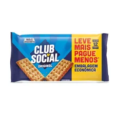 Biscoito Club Social Regular Original Embalagem Econômica 288g