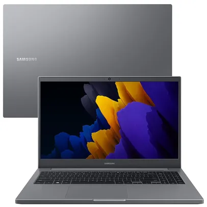 Notebook Samsung Core i5-1135G7 8GB 256GB SSD Tela Full HD 15.6” Windows 10 Book NP550XDA-KF2BR | R$3.900