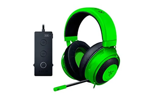 Headset Gamer Razer Kraken Tournament 7.1 USB Green, Verde