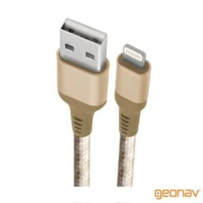 Cabo Lightning MFi Geonav para iPhone, iPad e iPod com 1,5 Metros | R$38