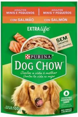 [PRIME] Ração Úmida para Cães Adultos Raças Pequenas Salmão ao Molho 100g | R$2,39