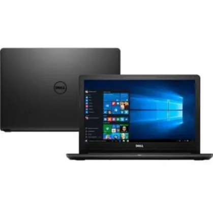 Notebook Dell Inspiron I15-3567-A50P Intel Core i7 8GB 2TB Tela LED 15,6" Windows 10 - Preto | R$2352