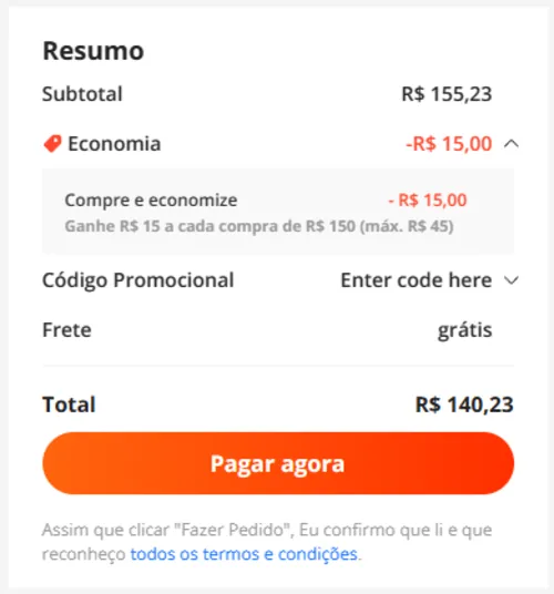 Imagen na descrição da promoção