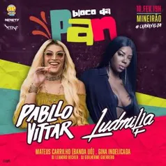 20% de desconto Bloco da Pan no Carnaval de BH 2018 I R$48 I R$120 (open bar)