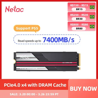 [APP] SSD NVME Netac NV7000 Gen4 7200/6850MB/s 2TB