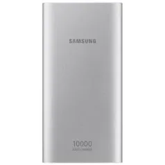 Carregador Portátil Samsung USB Tipo C, 10.000 mAh, Prata - EB-P1100CSPGBR