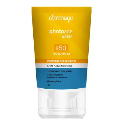 Protetor Solar Facial Dermage  Photoage Water FPS50