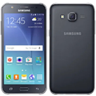 Saindo por R$ 668: Smartphone Samsung Galaxy J5 Dual Chip, Preto, Tela 5", 4G+WiFi, Android 5.0, 13MP, 16GB | Pelando