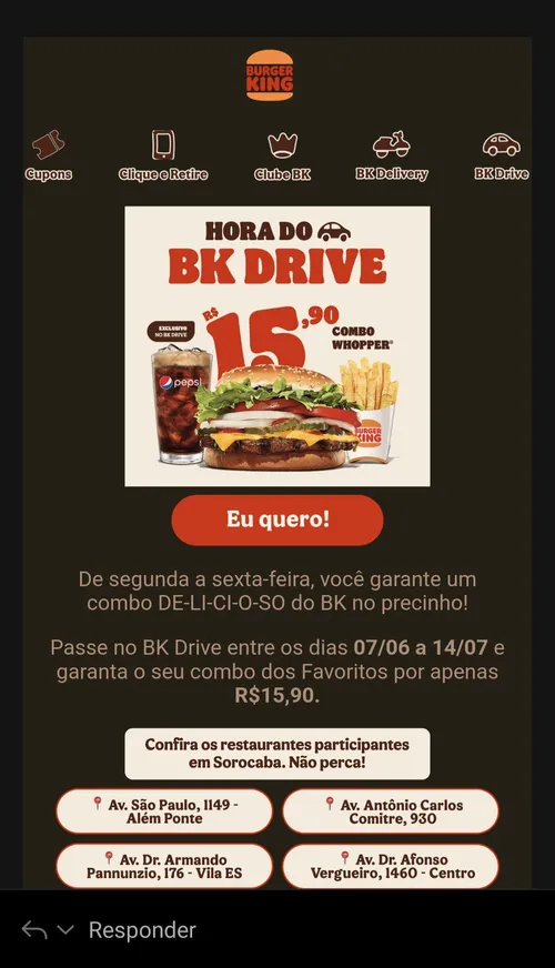 Imagen na descrição da promoção