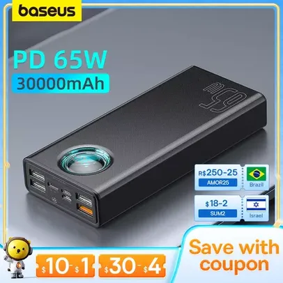 baseus powerbank 65w 30.000