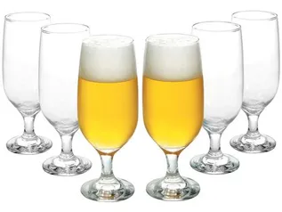 Conjunto de Taças de Vidro para Cerveja 6 Peças | R$29