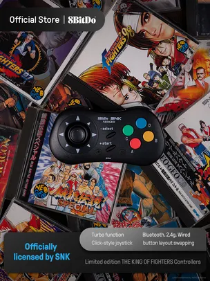 NEOGEO Controlador De Jogos Sem Fio, Windows 10, 11, Android, Mini, 8BitDo| 