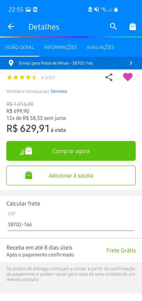 Imagen na descrição da promoção