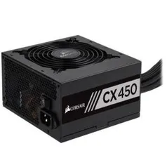 Fonte Corsair 450W 80 Plus Bronze CX450 - CP-9020120-BR | R$ 380