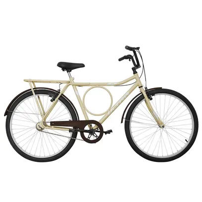 Foto do produto Bicicleta Ultra Bikes Stronger Vintage Aro 26 Bege - Marrom