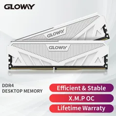 Memória Ram Gloway 32GB(2x16) 3200MHZ Branca