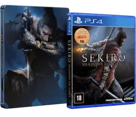 Game Sekiro: Shadows Die Twice + Brinde Steelbook - PS4 (199 com AME)