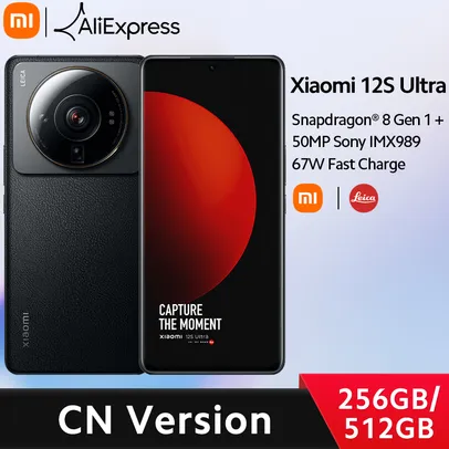 XIAOMI 12S ULTRA 8GB/256GB Snapdragon 8+ gen 1 - 50mp leica lente 120hz display 2k 