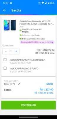 [Clube da Lu] Smartphone Motorola Moto G8 Power 64GB - R$1230