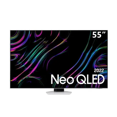 Smart Tv 55 Pol Neo Qled 4k 55qn83b Mini Led Tela Sem Limites Design Slim Samsung Prata Bivolt