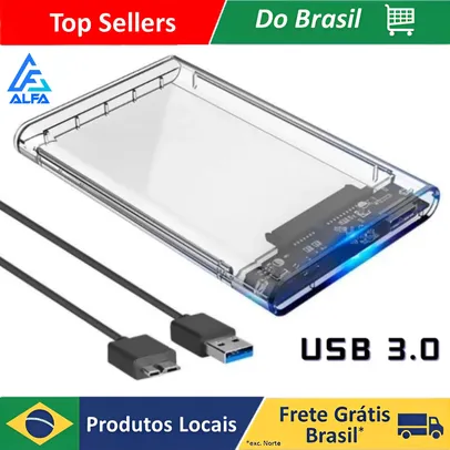 [DoBrasil / Moedas] Caso ALFA Hd Notebook Externo, USB 3.0, Ps4, Xbox One, PC, 2.5, 6Gbps