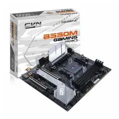 Placa Mãe Colorful CVN B550M GAMING PRO V14, Chipset B550, AMD AM4, mAXT, DDR4