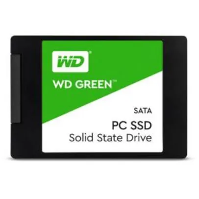 SSD WD Green 240GB 2.5" Sata III 6GB/s R$216