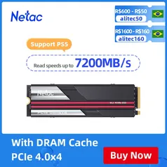 SSD NVME Netac 1TB 4.0 7200MB/s