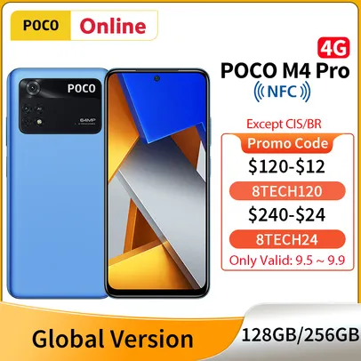 Smartphone POCO M4 Pro 4G 6+128GB