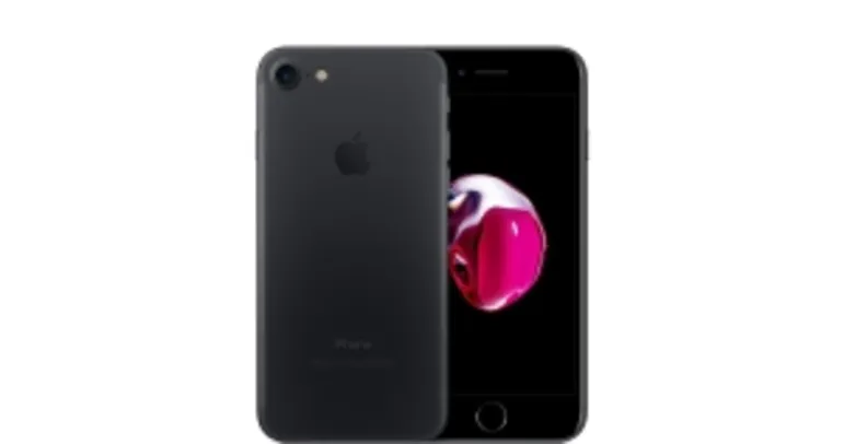 iPhone 7 Apple com 32GB, Tela Retina HD de 4,7” com 3D Touch, iOS 10, Sensor Touch ID, Câmera 12MP, Resistente à Água, Wi-Fi, 4G e NFC - Preto Matte