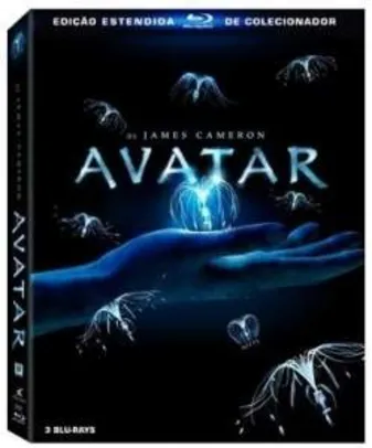 [Saraiva] Filme Avatar - Edição Estendida de Colecionador - 3 Discos - Blu-Ray - R$40