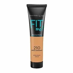 Base Líquida Fit Me Cor 110, Maybelline, Claro (de 42,90)