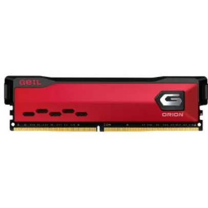 Memória DDR4 Geil Orion, 8GB 3600MHz, Vermelho