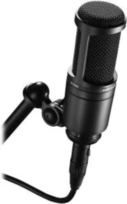 Microfone audio-technica AT2020 Pro Cardioide Condensador Grande | R$730