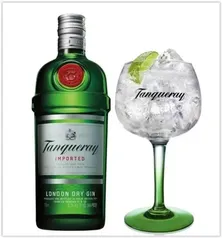 Kit Gin Tanqueray Londo Dry Com Taça De Vidro