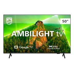 Smart TV Philips 50 4K 50PUG7908/78 LED HDR10+ Dolby Vision 3X HDMI 2X USB Google TV WiFi