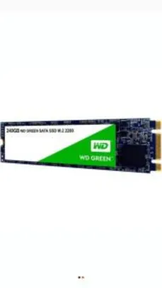 SSD WD Green, 240GB, M.2, Leitura 545MB/s