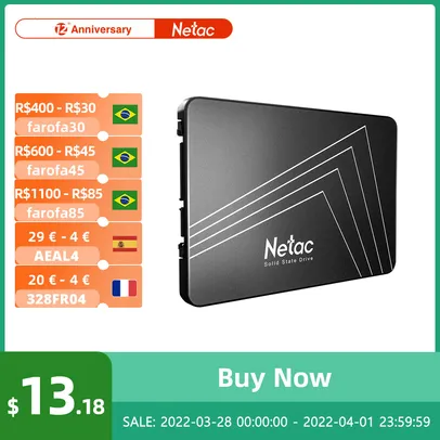 SSD Netac sata3 128gb