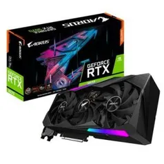 Placa de Vídeo Gigabyte NVIDIA AORUS GeForce RTX 3070 MASTER, | R$ 5600