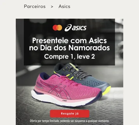 [Mastercard Surpreenda] Compre um tênis Asics no Market Place Surpreenda e ganhe outro!