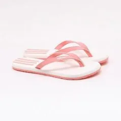 Chinelo Adidas Eezay Flip Flop Feminino, Rosa,Branco, 38/39