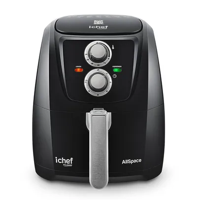 Fritadeira Elétrica Airfryer iChef AllSpace Polishop Black 4L