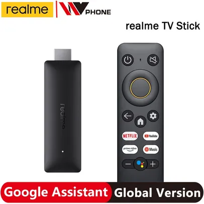 [Conta Nova] Global Version realme Smart Google TV Stick 1GB 2GB RAM 8GB ROM ARM Cortex A53