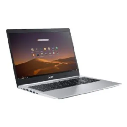 Notebook Acer Aspire 5 - i7 10510U, 8gb, mx250, ssd 512gb, tela HD 15,6", Linux - R$ 4.223,12