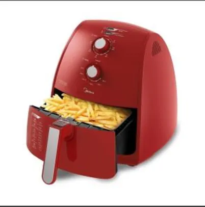 [AME R$ 316 1x] 	Fritadeira Elétrica / AirFryer Midea Sem óleo FRV4 4L