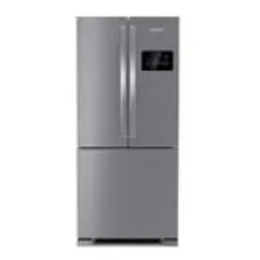 [Com Cashback R$ 5156] Geladeira Brastemp Frost Free Side Inverse 3 Portas A+++ 554 litros cor Inox - BRO85AK